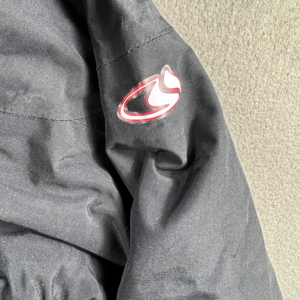 Bonfire Fusion T10 Snowboard Jacket Mens MD Black Hooded Waterproof Ski Coat